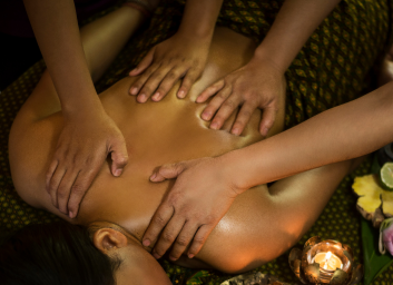 Massage aux huiles 4 mains